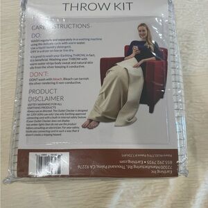 Women's Cream earthing Throw Kit